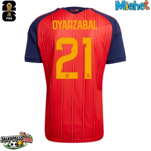 Espanja Mikel Oyarzabal #21 Kotipaita MM-kisat 2026 Lyhythihainen